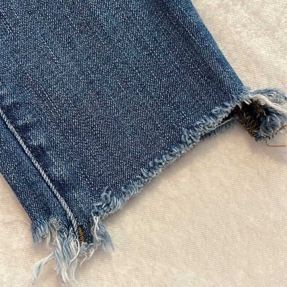 Madewell Skinny Crop Jeans Sz 24 w/Raw Hem - Picture 5 of 7
